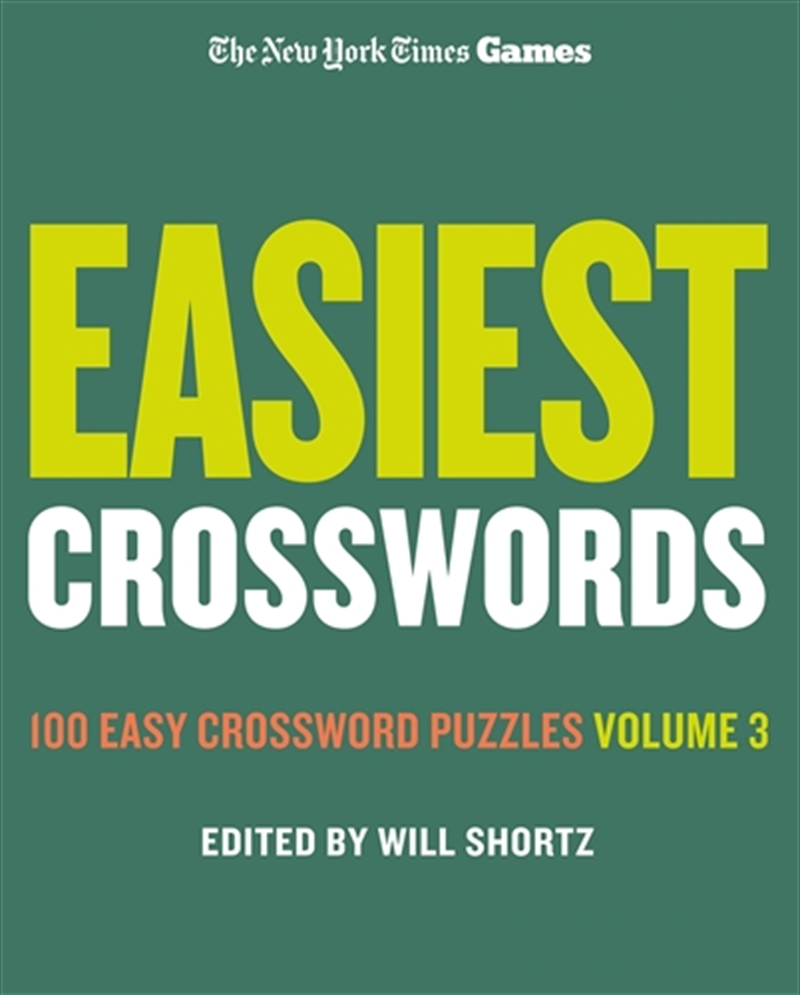 New York Times Games Easiest Crosswords Volume 3/Product Detail/Adults Activity Books