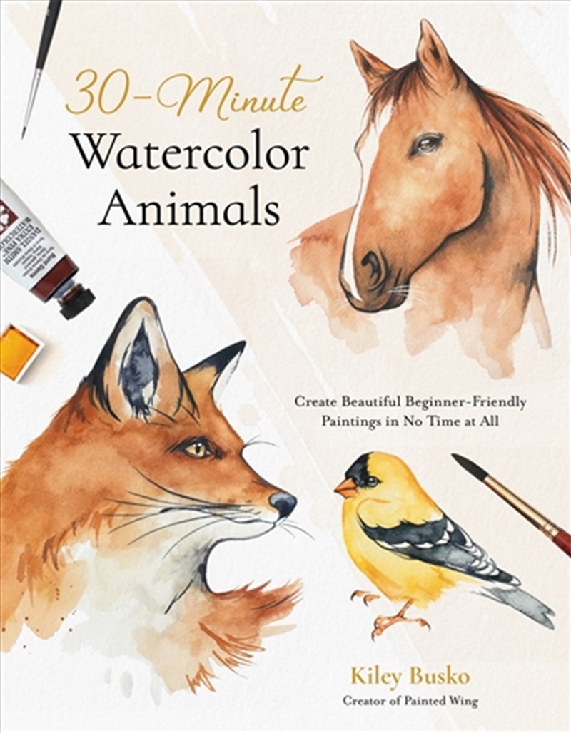 30-Minute Watercolor Animals/Product Detail/Crafts & Handiwork
