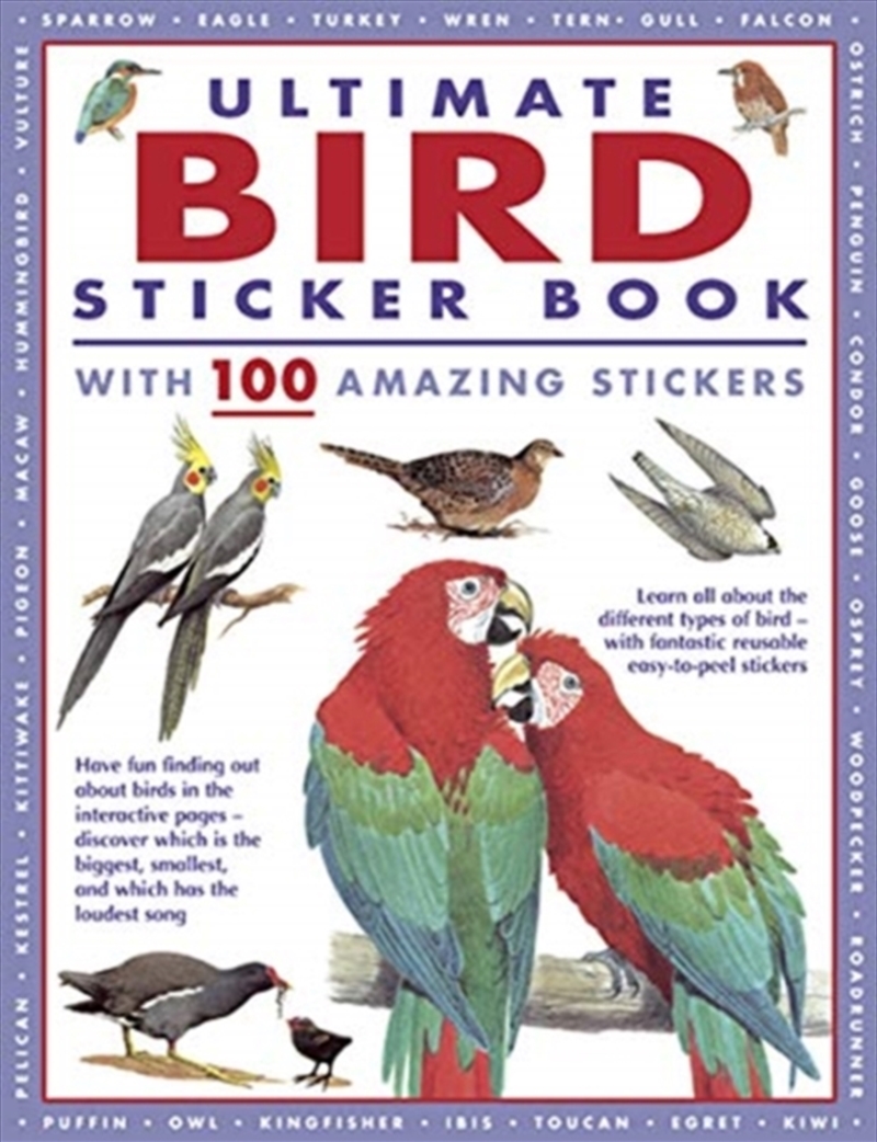 Ultimate Bird Sticker Book  - With 100 Amazing Stickers/Product Detail/Kids Activity Books