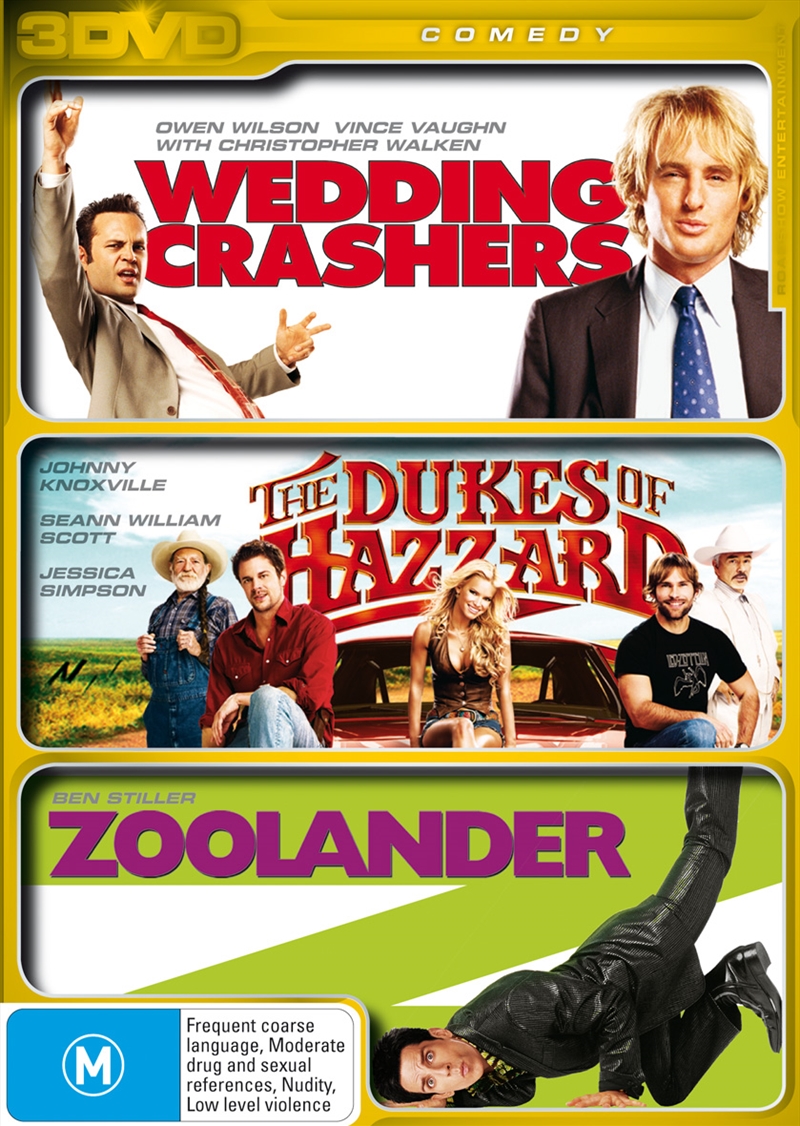 Wedding Crashers / Dukes Of Hazzard / Zoolander/Product Detail/Comedy