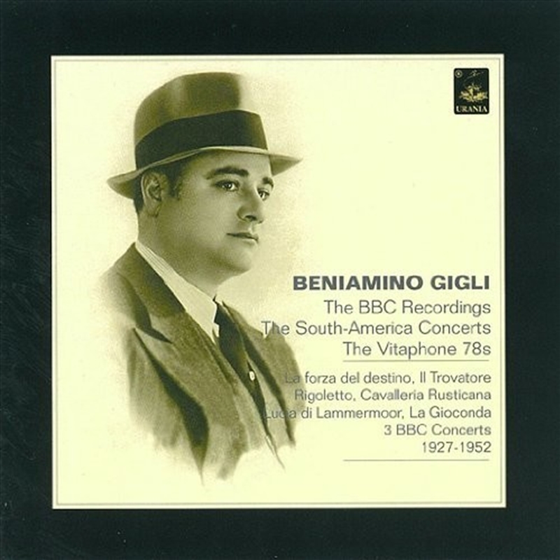 Beniamino Gigli - Bbc Recordings/Product Detail/Classical