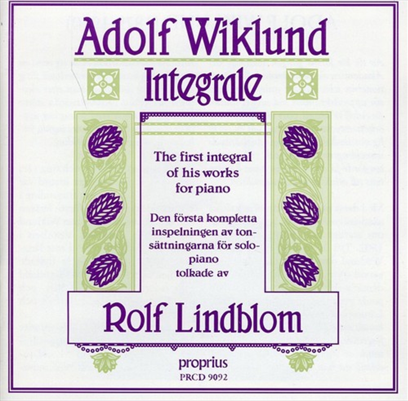 Integrale-Piano Works/Product Detail/Classical