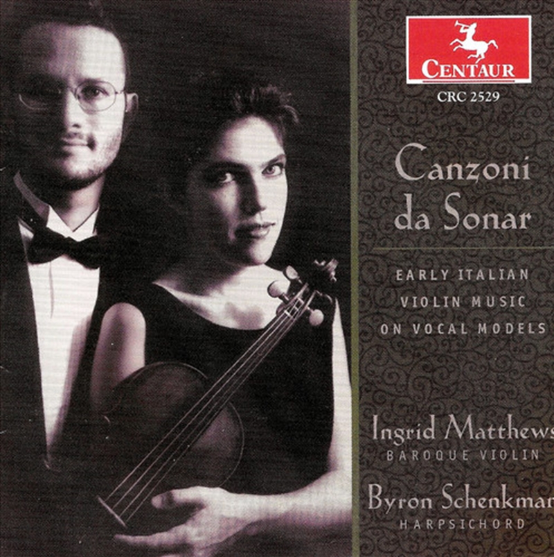 Canzoni Da Sonar - Early Italian Violin Music/Product Detail/Classical