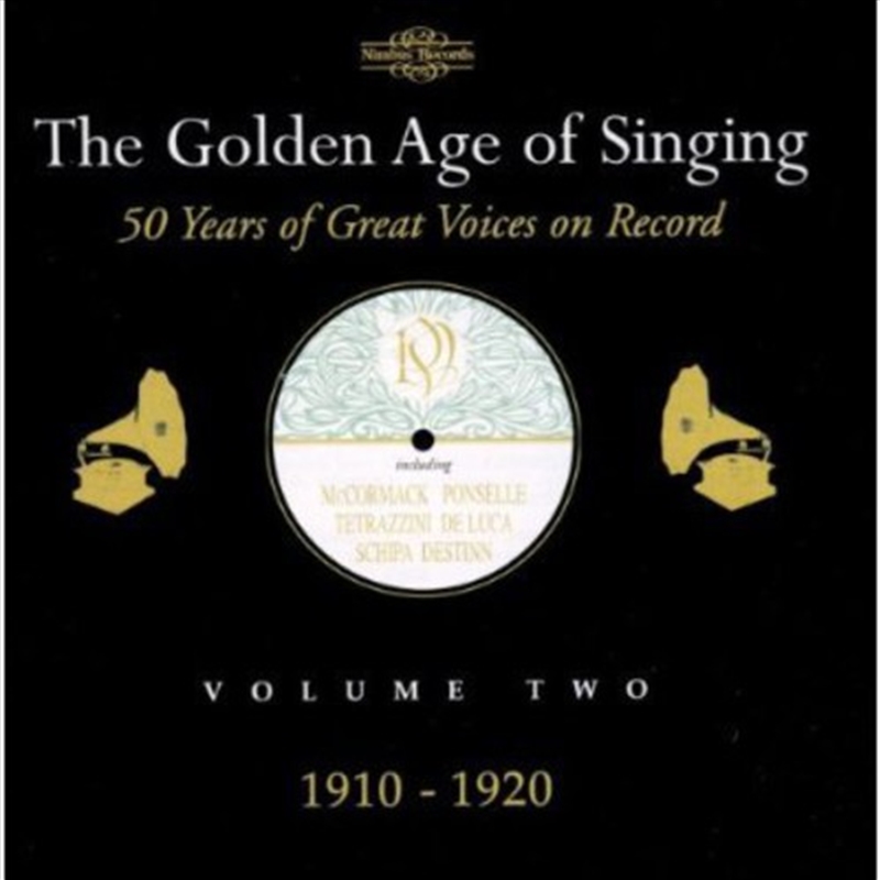 Golden Age Of Singing 2 - 1910-1920/Product Detail/Classical