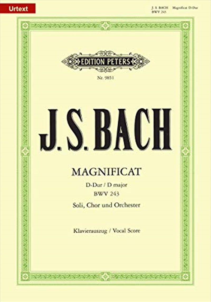 Magnificat In D Bwv 243/Product Detail/Arts & Entertainment