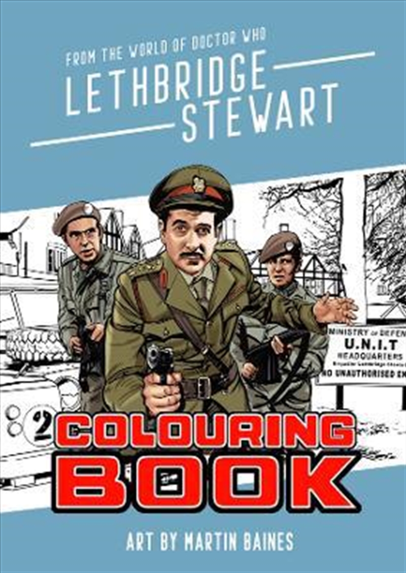 Lethbridge-Stewart Colouring Book/Product Detail/Crafts & Handiwork