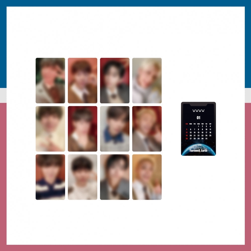 Bang&Jung&Yoo&Moon - Farewell, Earth Encore Concert Official Md Calendar Photocard/Product Detail/KPOP Merch