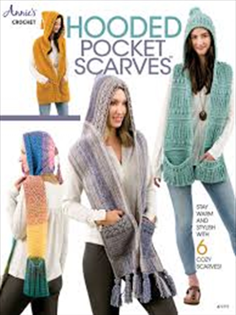 Hooded Pocket Scarves  - Stay Warm And Stylish With 6 Cozy Scarves!/Product Detail/Crafts & Handiwork