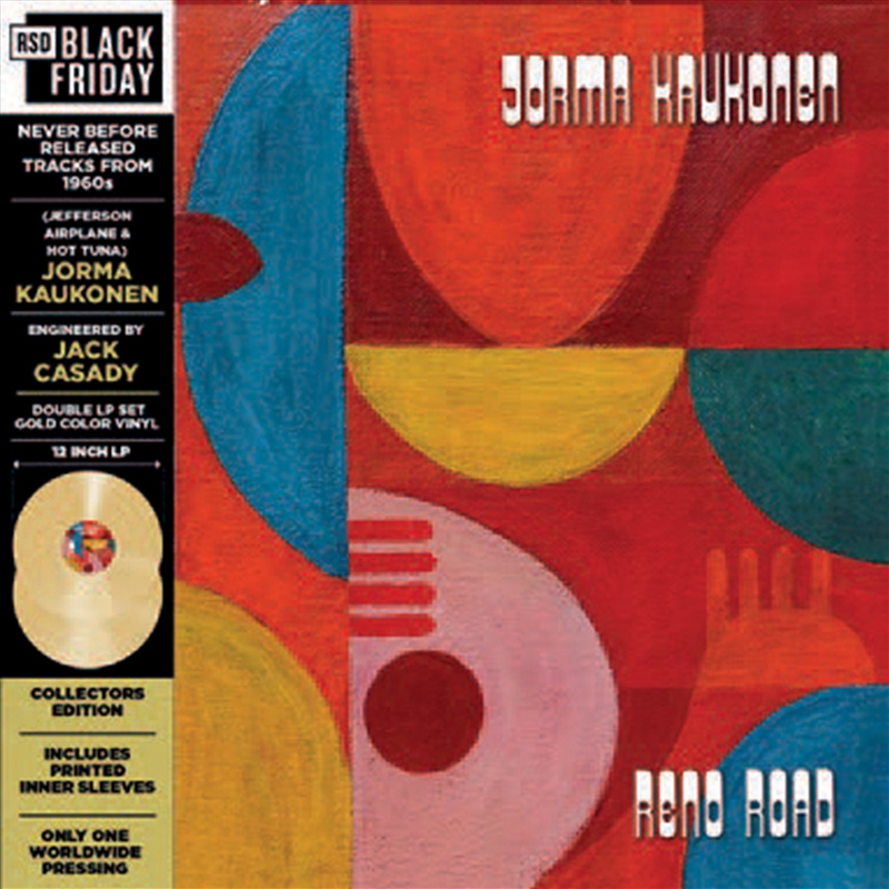 Reno Road - Black Friday 2024 - Gold Vinyl/Product Detail/Blues