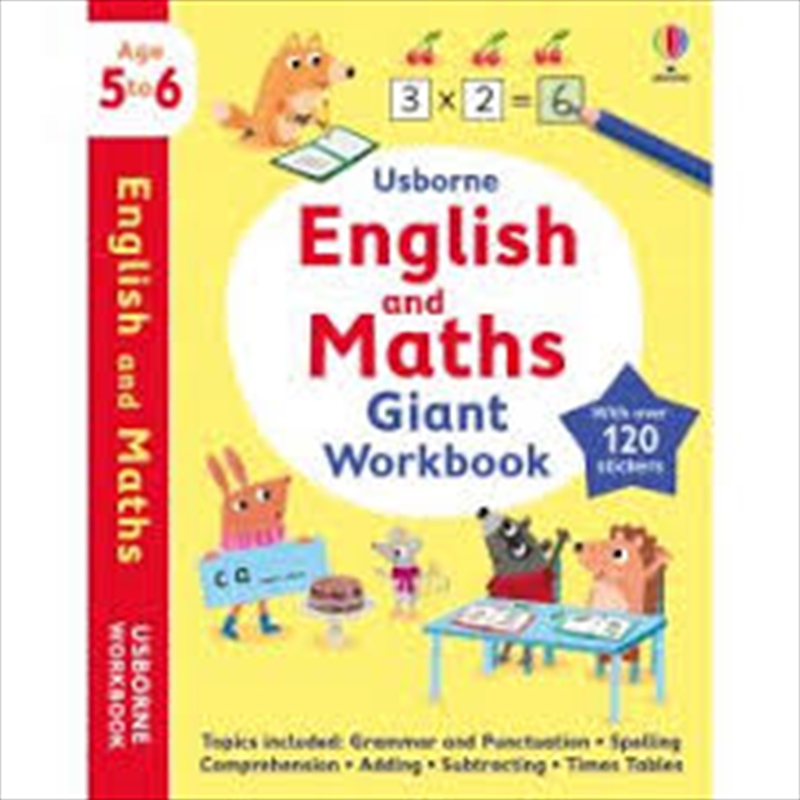 Usborne English And Maths Giant Workbook 5-6/Product Detail/Children