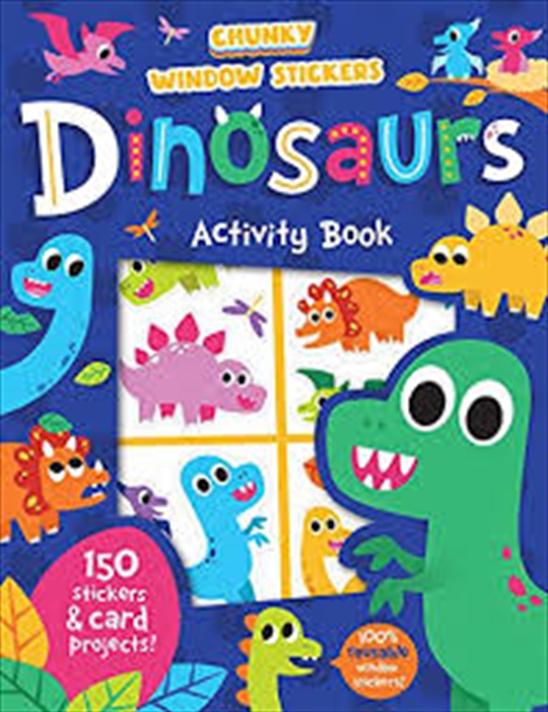 Window Sticker Dinosaurs/Product Detail/Kids Activity Books