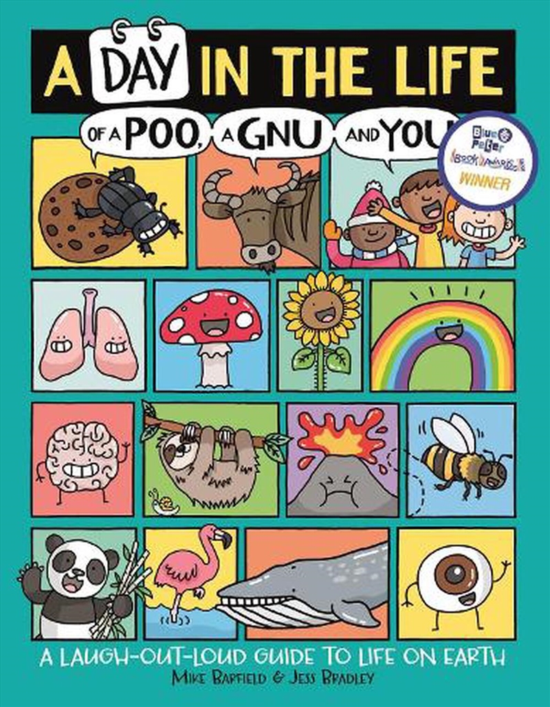 A Day In The Life Of A Poo, A Gnu And You (Winner Of The Blue Peter Book Award 2021)/Product Detail/Childrens Fiction Books