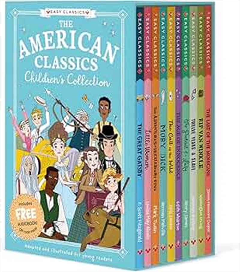 The American Classics Children'S Collection (Easy Classics) 10 Book Box Set/Product Detail/Childrens Fiction Books