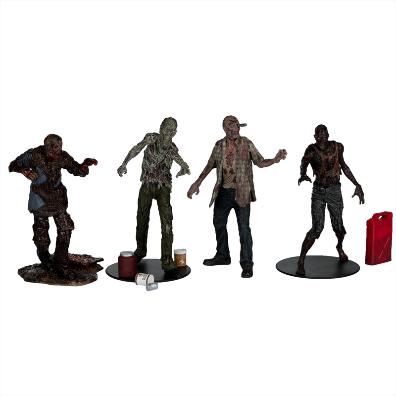 The Walking Dead - Walkers Figure Set 4-Pack/Product Detail/Figurines