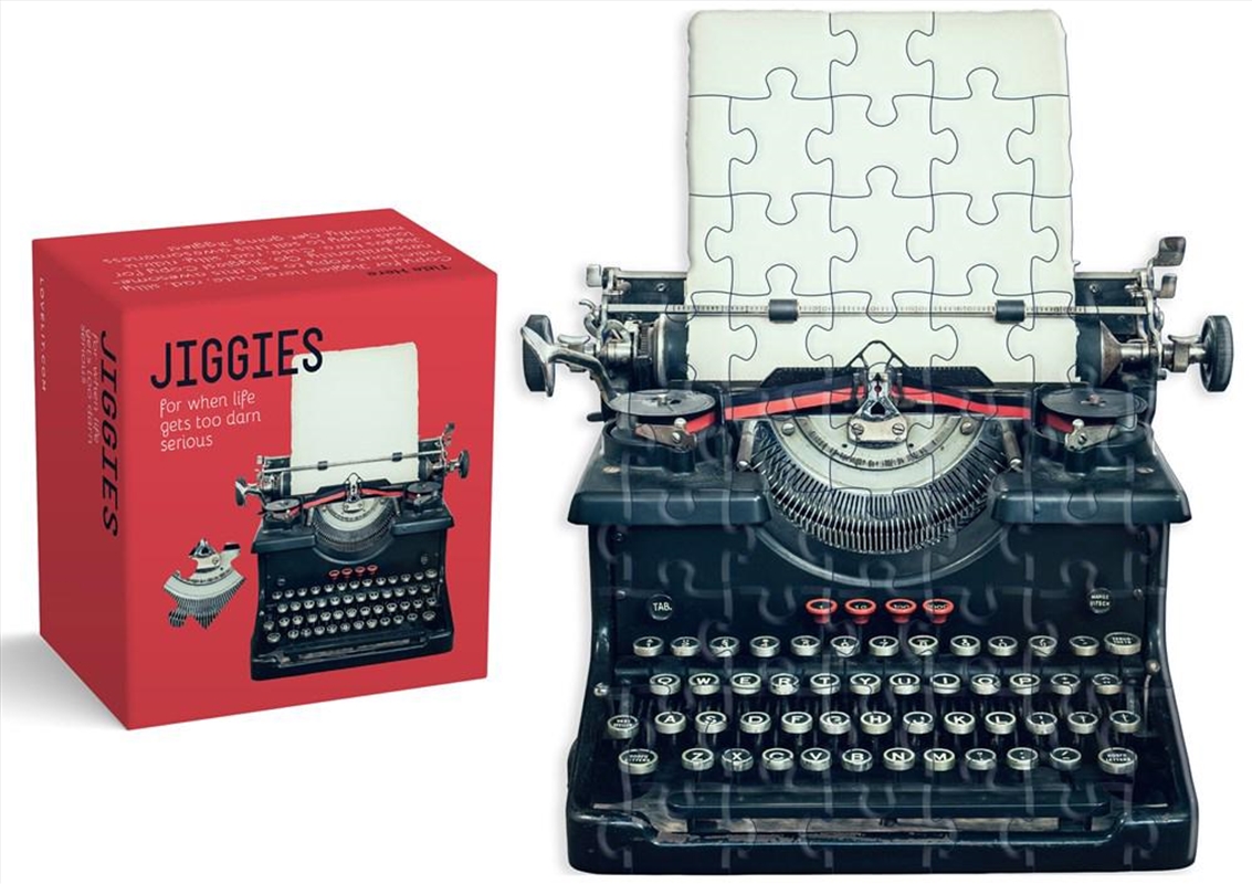Typewriter Jiggie: Die-cut 86-piece Jigsaw Puzzle (game)/Product Detail/Jigsaw Puzzles