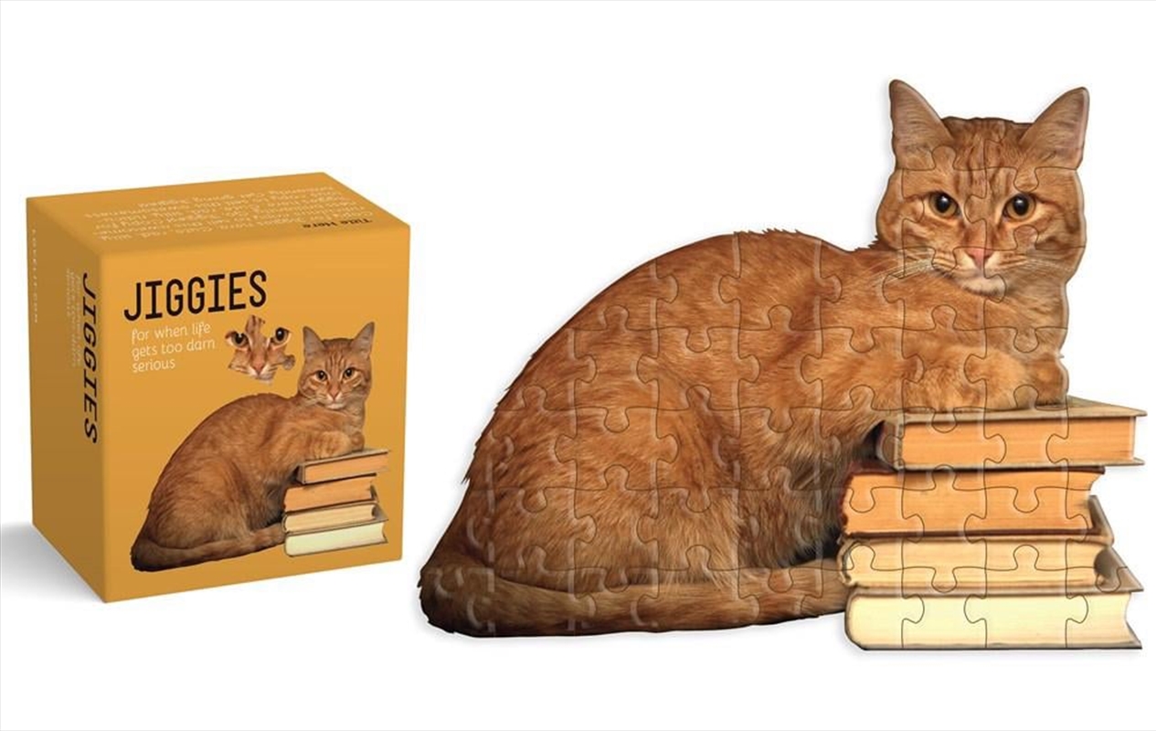 Cat Reader Jiggie: Die-cut 81-piece Jigsaw Puzzle/Product Detail/Jigsaw Puzzles