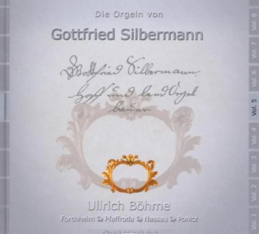 V5 - Die Orgeln Von Gottfried Silbermann/Product Detail/Classical