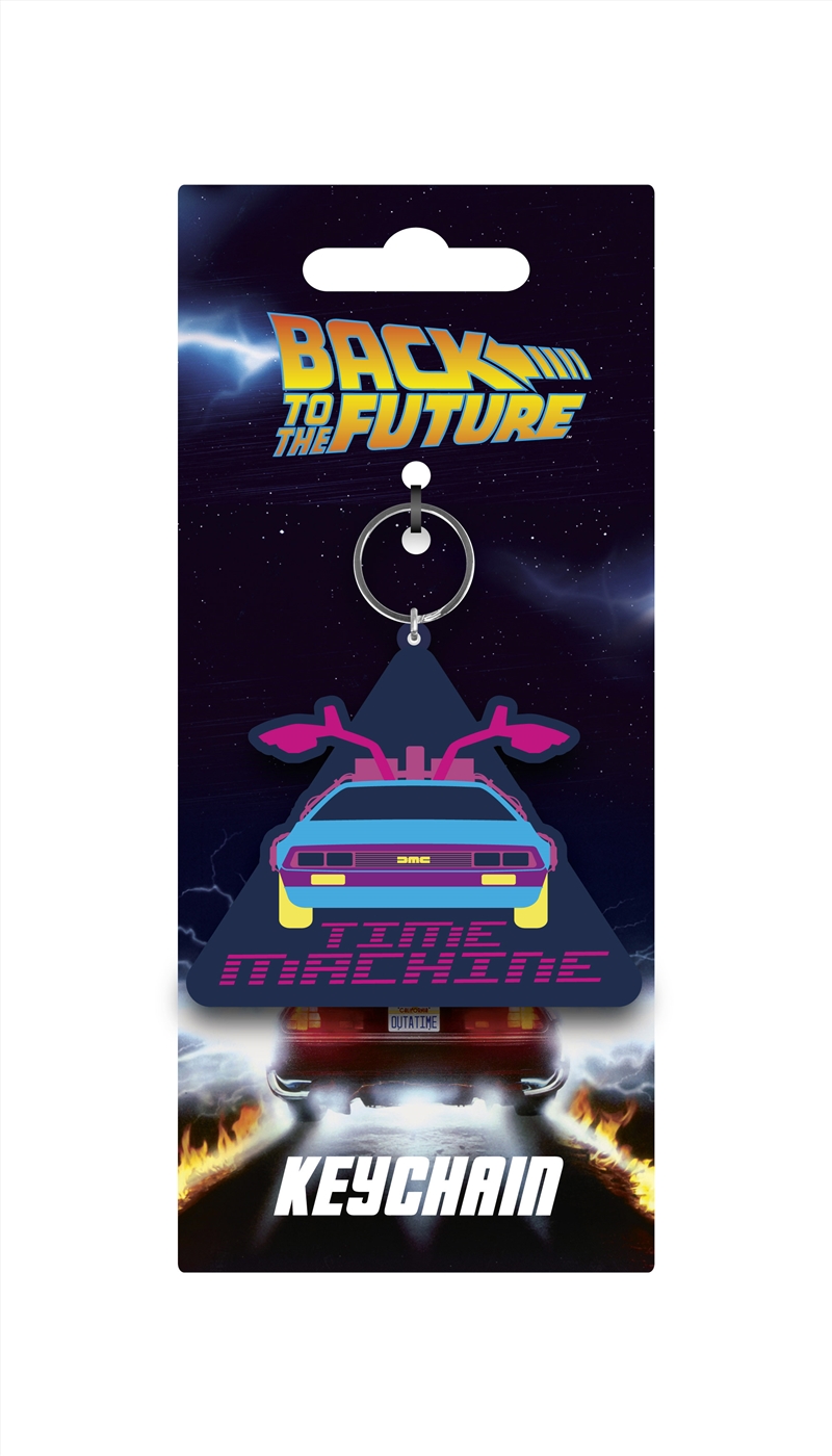 Back To The Future - Time Machine - PVC Keyring/Product Detail/Keyrings