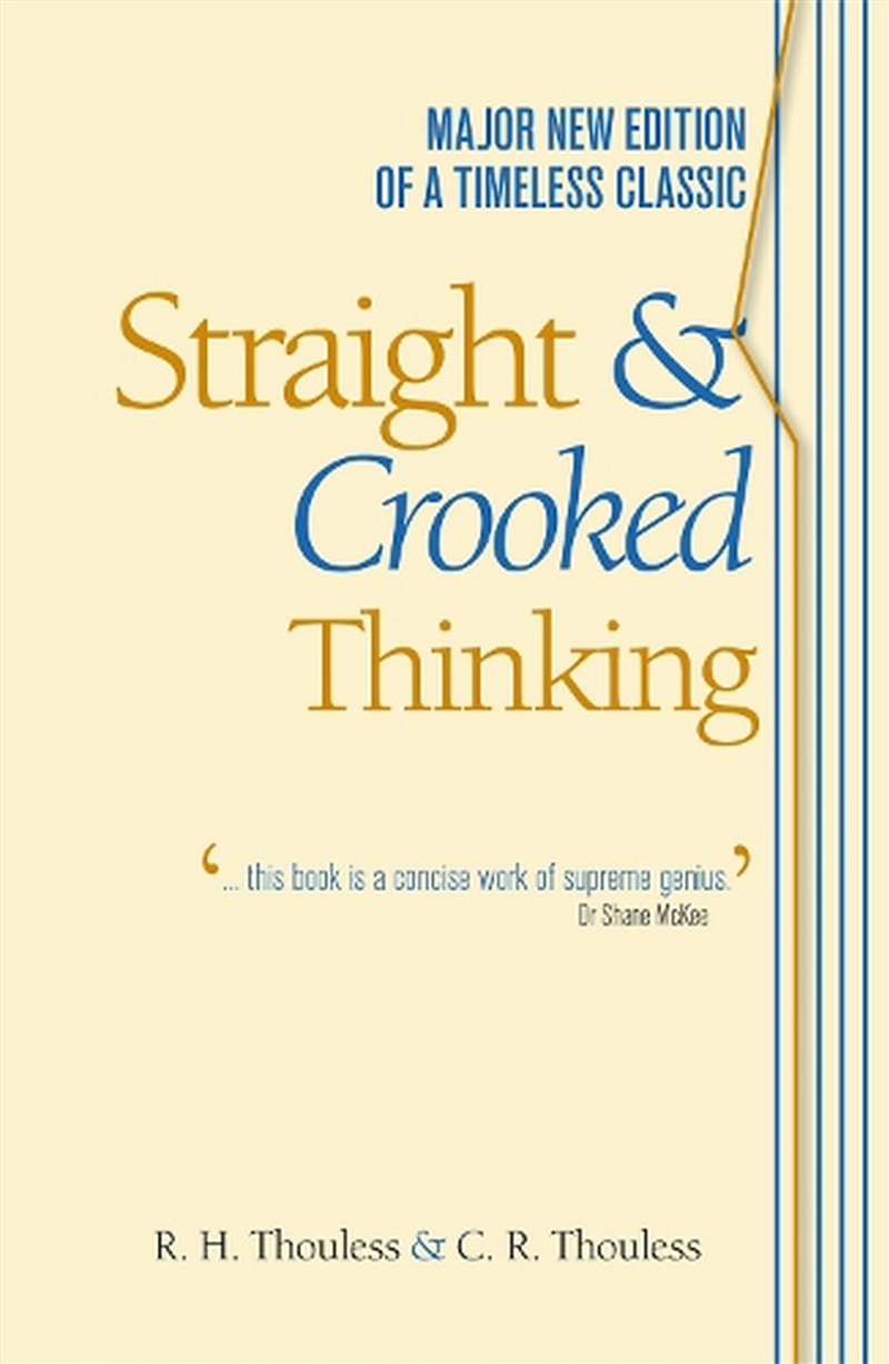 Straight and Crooked Thinking/Product Detail/Psychology