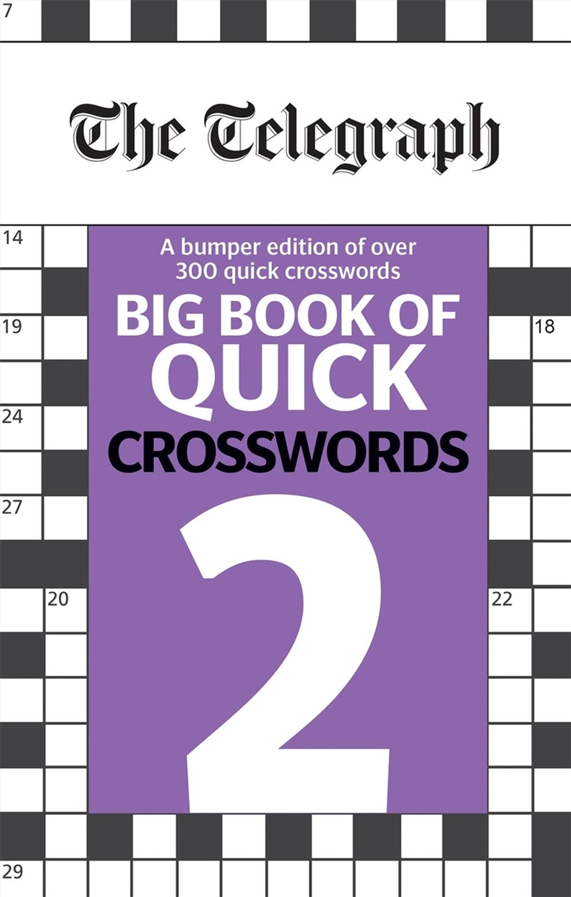The Telegraph Big Book Of Quick Crosswords 2/Product Detail/Adults Activity Books