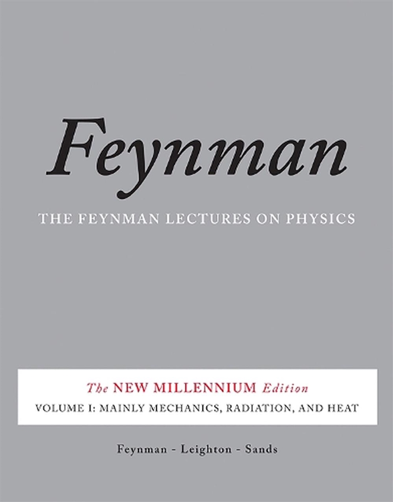 The Feynman Lectures on Physics, Vol. I/Product Detail/Science