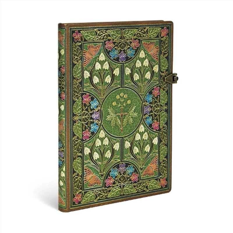 Poetry in Bloom Midi Lined Journal (Clasp Closure)/Product Detail/Notebooks & Journals