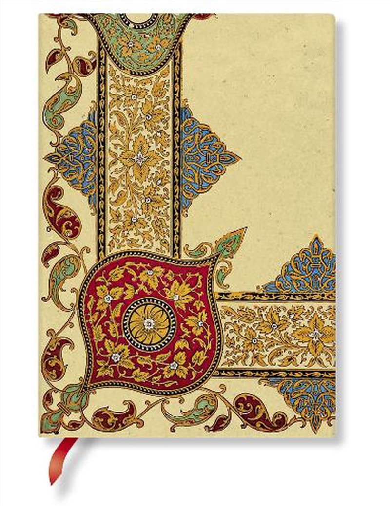 Visions of Paisley Ivory Kraft (Lyon Florals) Midi Lined Softcover Flexi Journal/Product Detail/Notebooks & Journals