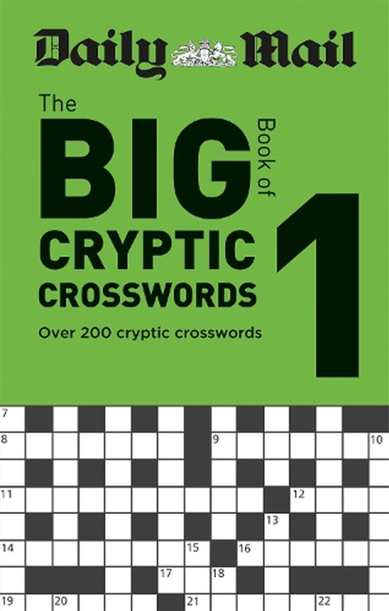 Daily Mail Big Book of Cryptic Crosswords Volume 1/Product Detail/Adults Activity Books