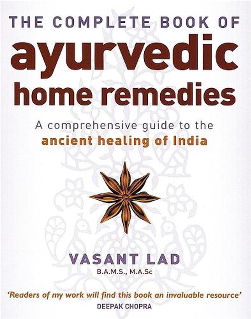 The Complete Book Of Ayurvedic Home Remedies/Product Detail/Family & Health