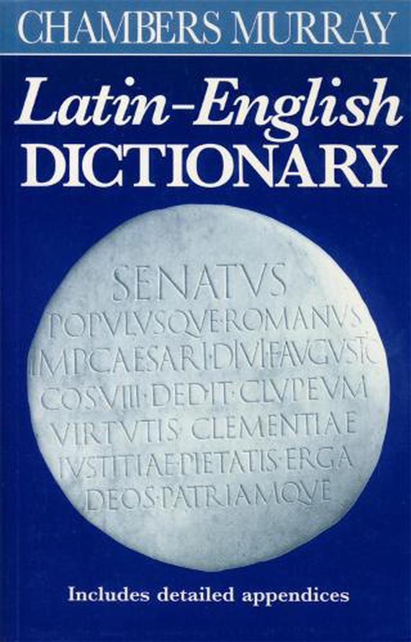 Chambers Murray Latin-English Dictionary/Product Detail/Reference & Encylopaedias