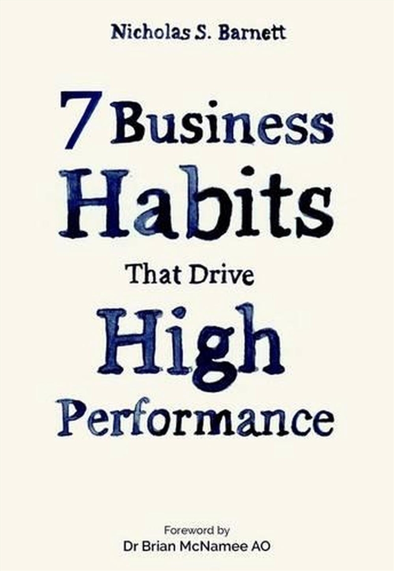 7 Business Habits that Drive High Performance/Product Detail/Business Leadership & Management