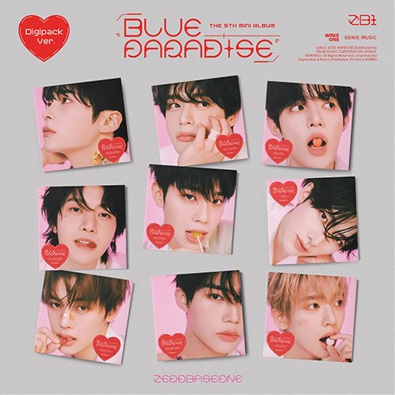 Zerobaseone - 5th Mini Album [Blue Paradise] Digipack Ver. (RANDOM)/Product Detail/World