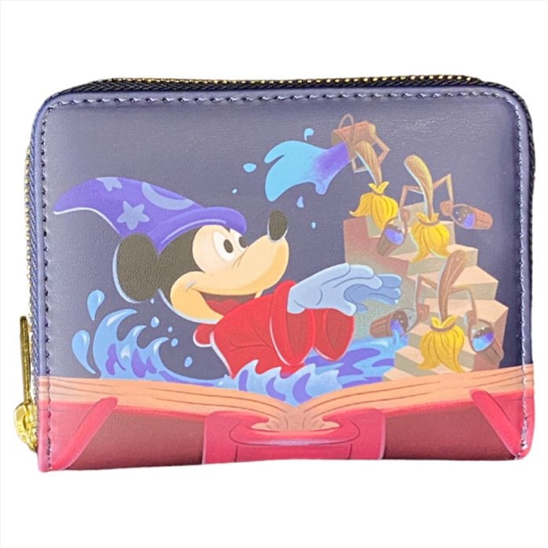 Loungefly Fantasia - Sorcerer Mickey Zip Around Wallet RS/Product Detail/Wallets
