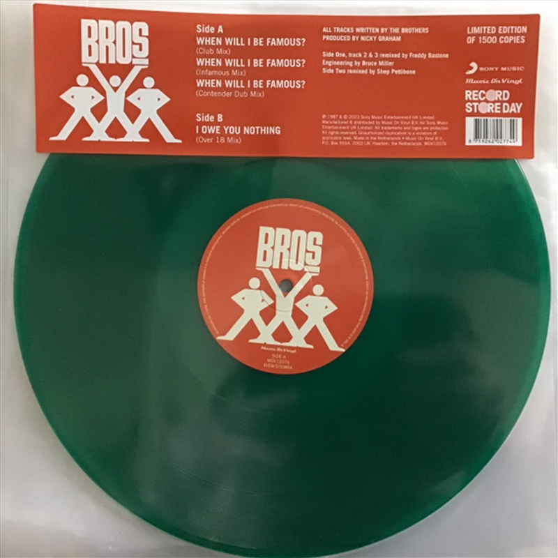 When Will I Be Famous/Product Detail/Rock/Pop