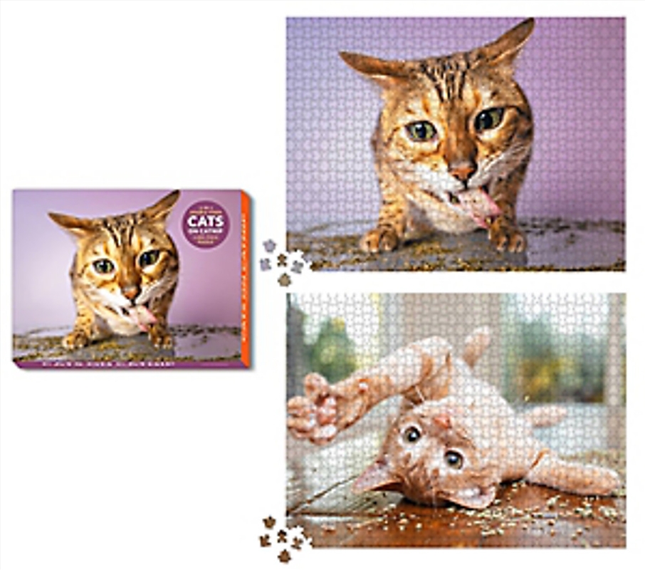 Cats on Catnip 2-in-1 Double-Sided 1,000-Piece Puzzle/Product Detail/Jigsaw Puzzles