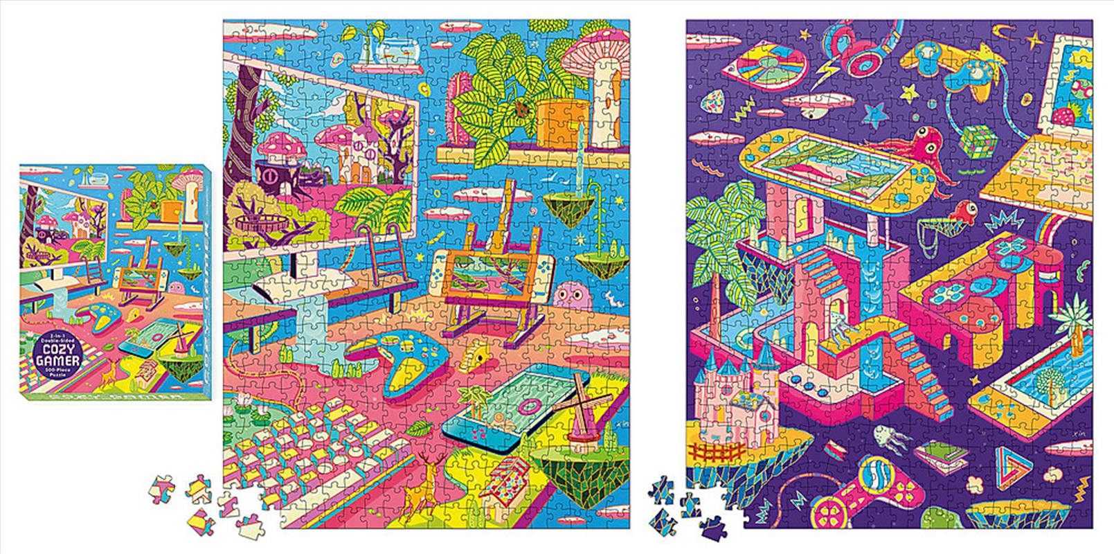 Cozy Gamer 2-in-1 Double-Sided 500-Piece Puzzle/Product Detail/Jigsaw Puzzles