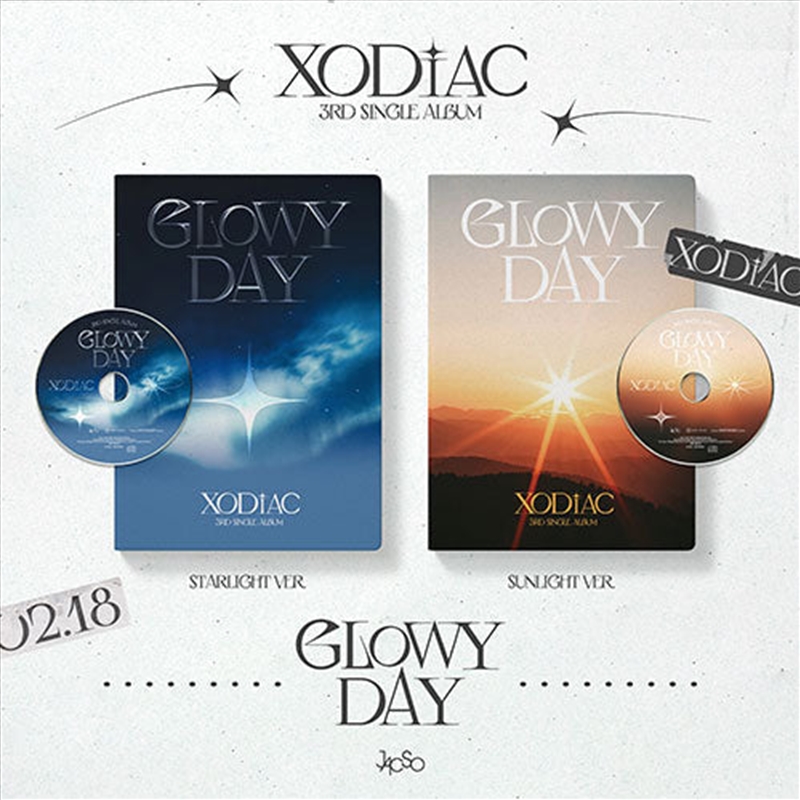 Xodiac - 3rd Single Album Glowy Day (RANDOM)/Product Detail/World