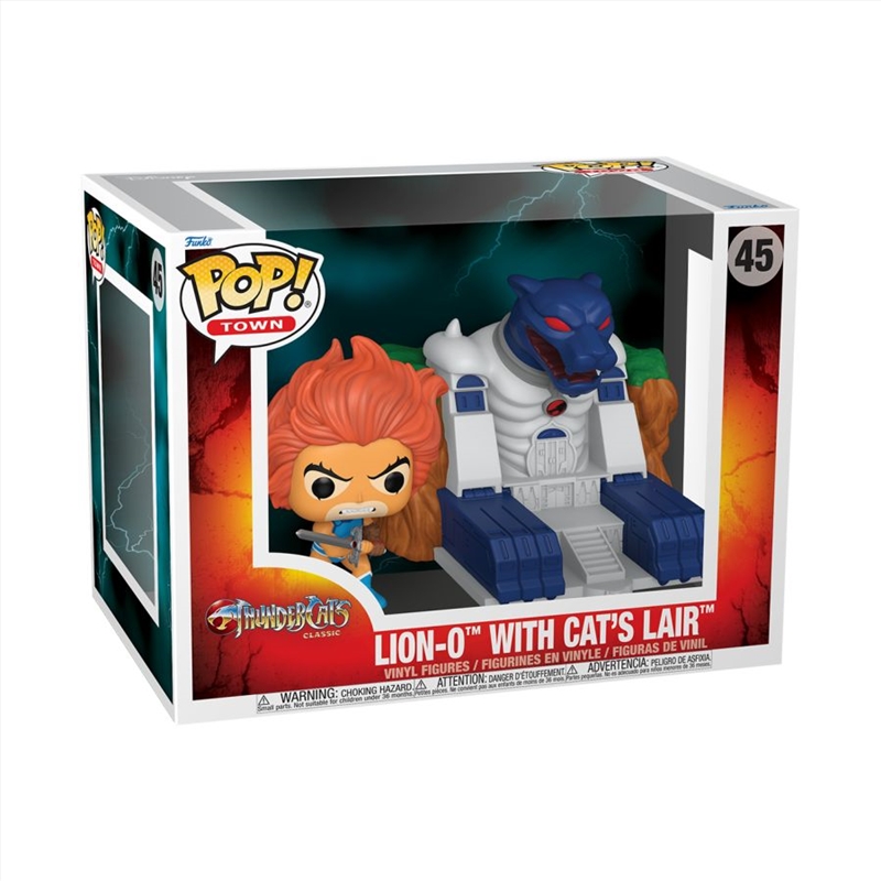Thundercats - Lion-O with Cat's Lair Pop! Town/Product Detail/Pop Vinyl Moments