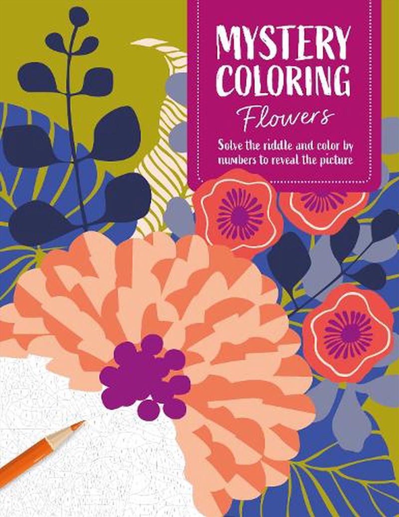 Mystery Coloring Coloring Flowers/Product Detail/Adults Colouring