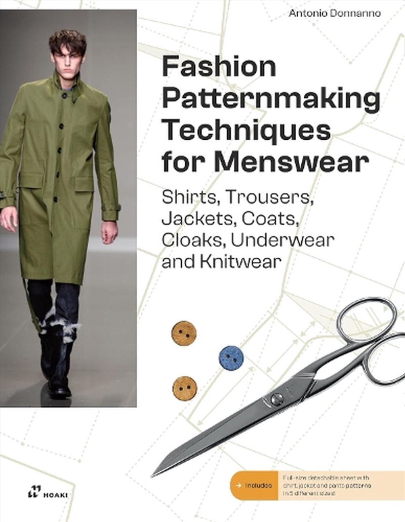 Fashion Patternmaking Techniques For Menswear: Shirts, Trousers, Jackets, Coats, Cloaks, Underwear A/Product Detail/Fashion & Style Guides