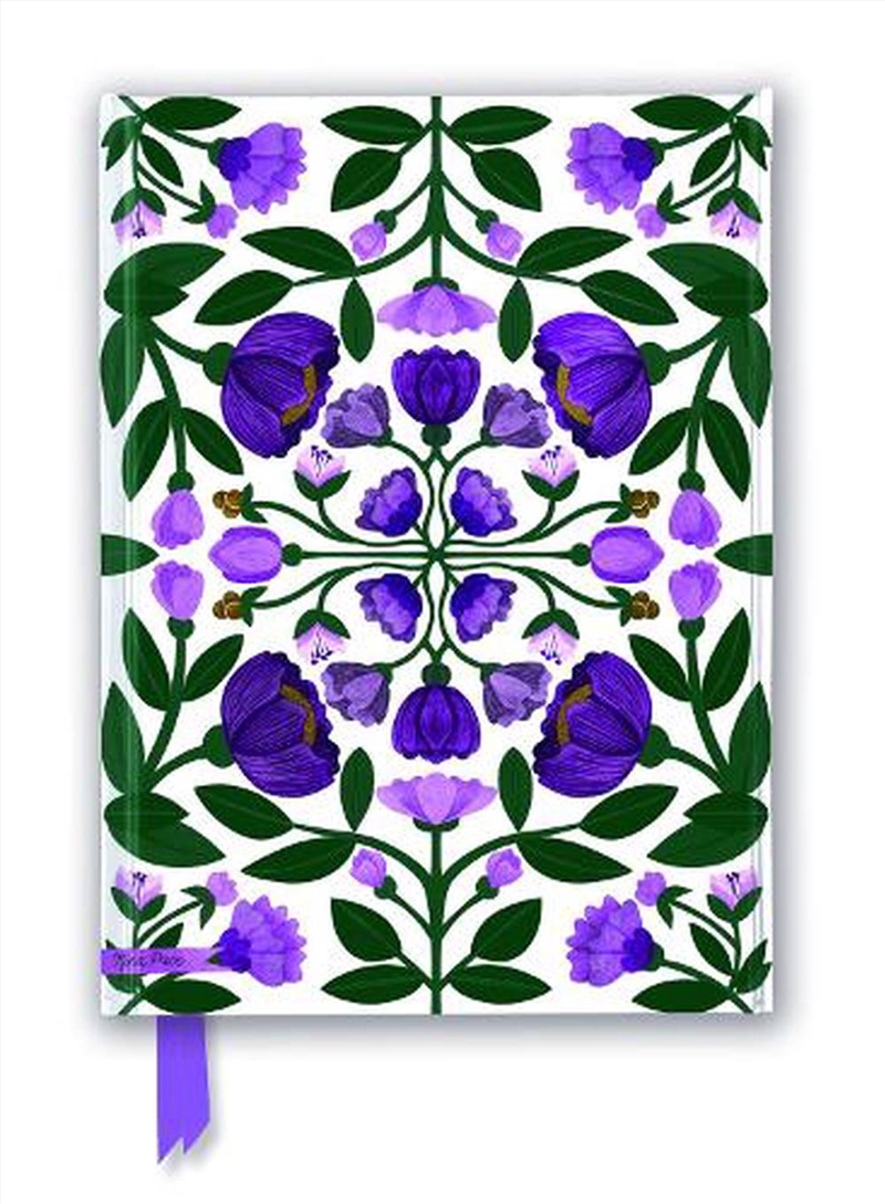 Foiled Journal: Nina Pace, Purple Flowers/Product Detail/Notebooks & Journals