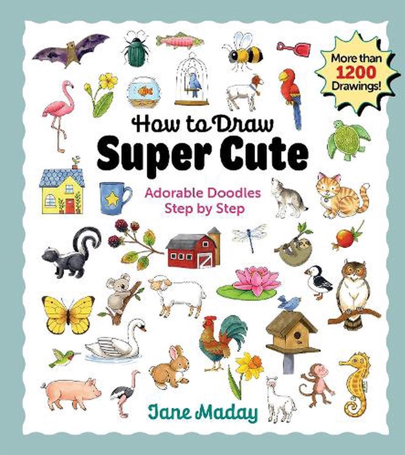 How To Draw Super Cute: Adorable Doodles Step By Step/Product Detail/Crafts & Handiwork