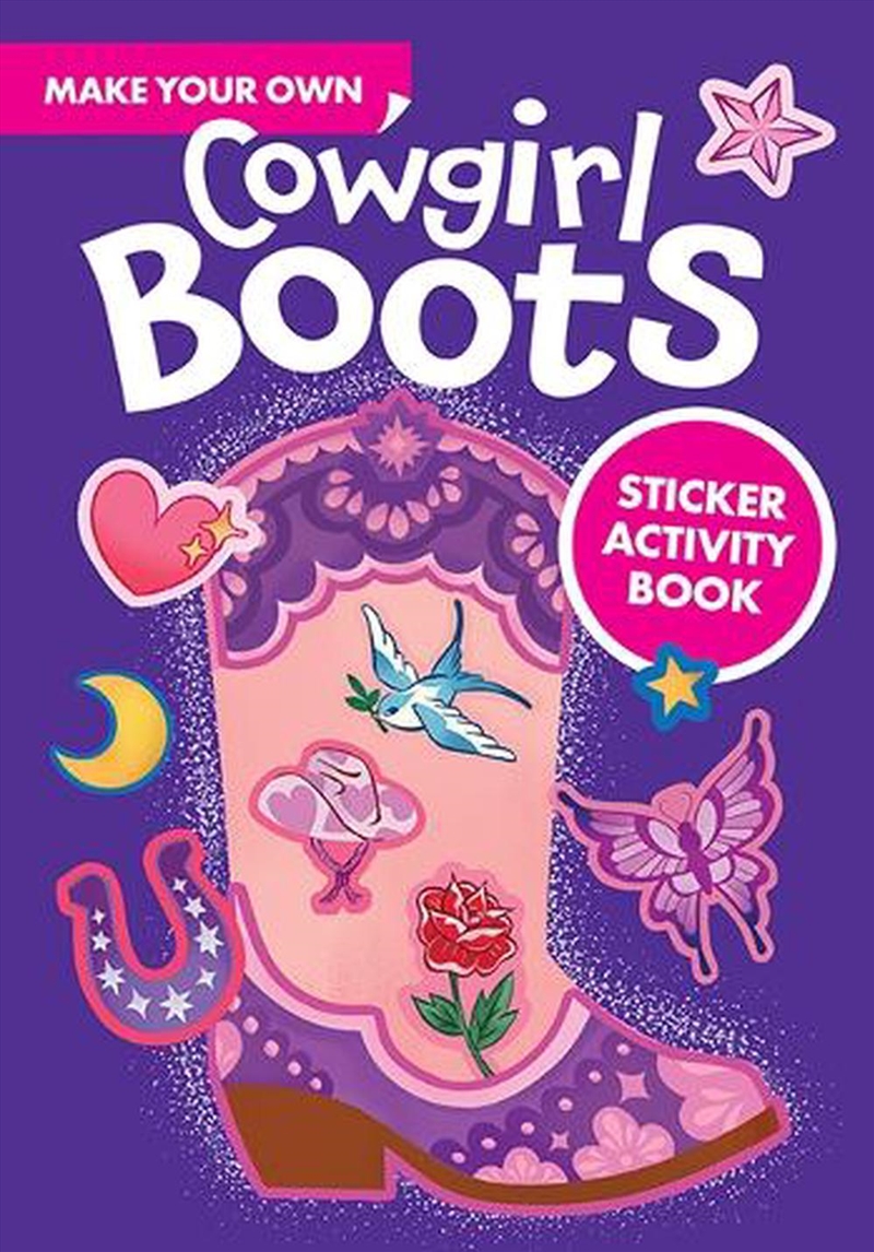 Make Your Own Cowgirl Boots Sticker Activity Book/Product Detail/Kids Activity Books