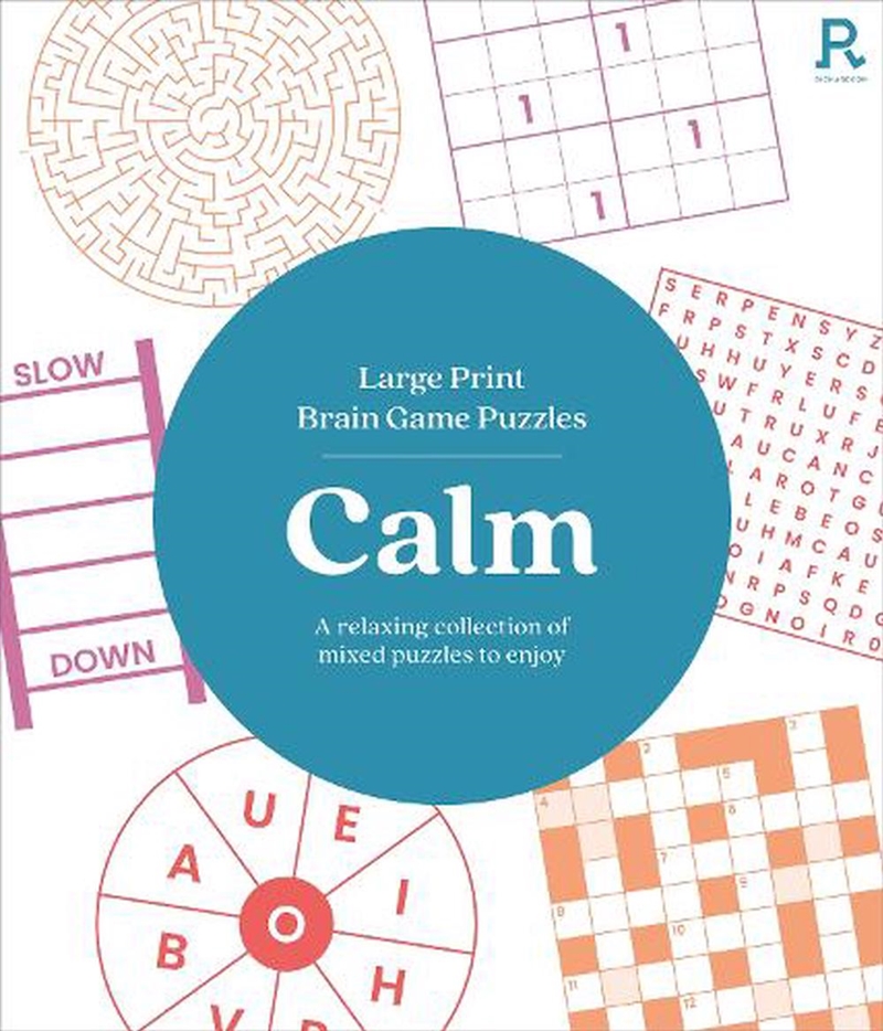 Large Print Brain Game Puzzles: Calm/Product Detail/Adults Activity Books