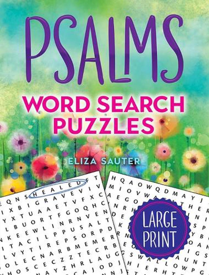 Psalms Word Search Puzzles (Large Print)/Product Detail/Religion & Beliefs
