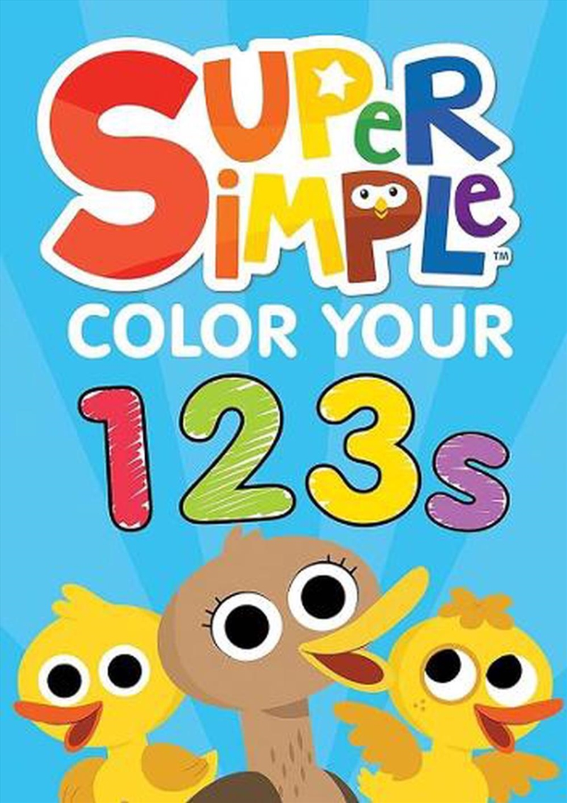 Super Simple Color Your 123S/Product Detail/Kids Activity Books