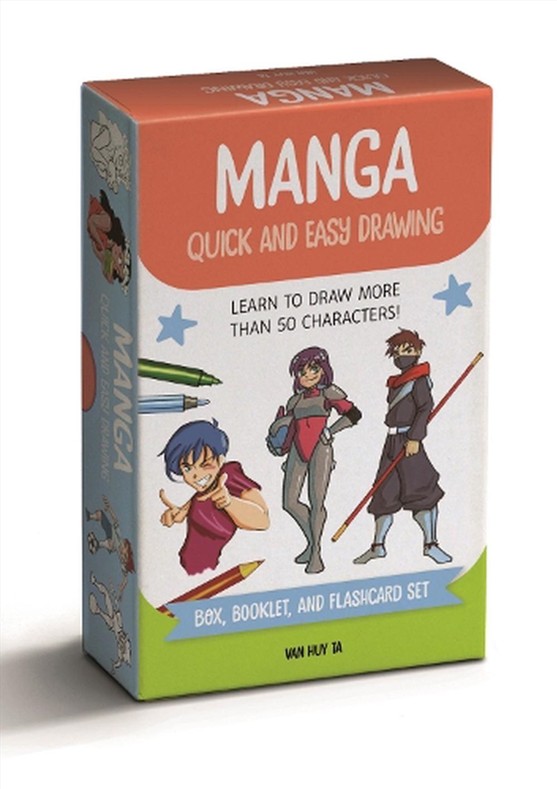 Manga Quick And Easy Drawing Deck: Learn To Draw More Than 50 Characters!/Product Detail/Reading