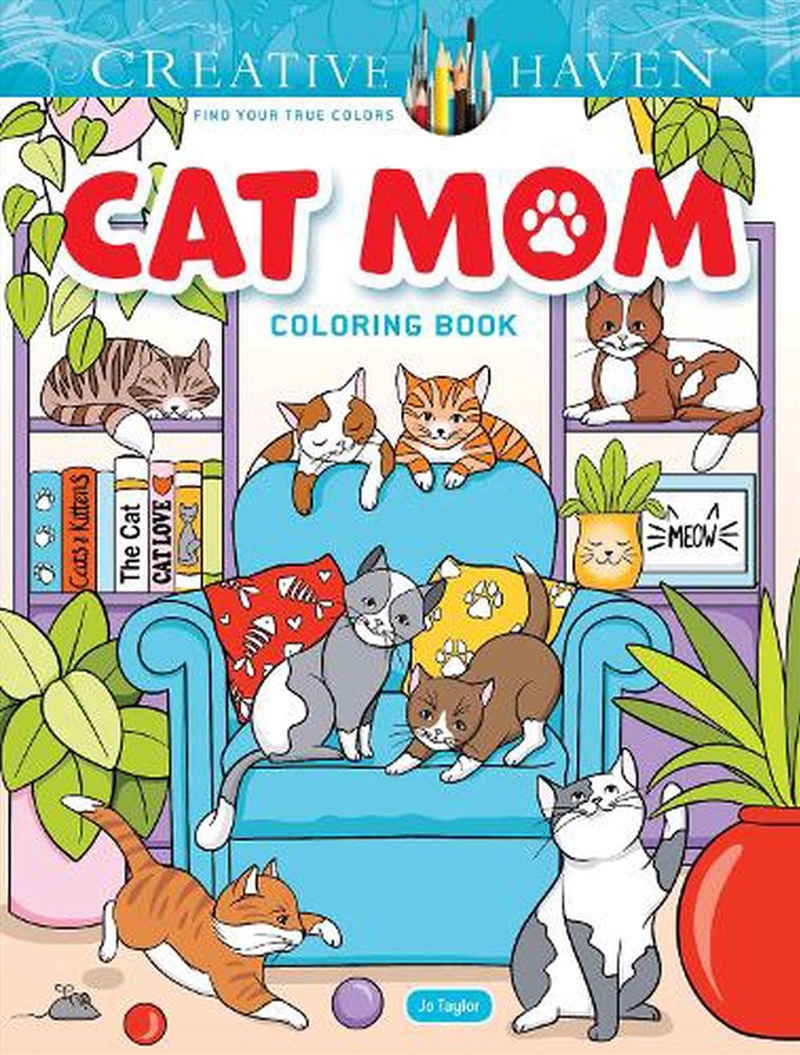 Creative Haven Cat Mom Coloring Book/Product Detail/Crafts & Handiwork
