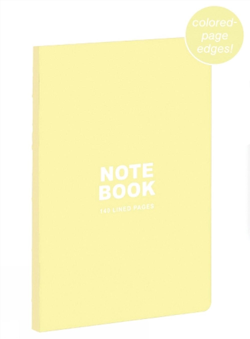 Pastel Yellow A5 Notebook: Lined Paper/Product Detail/Notebooks & Journals