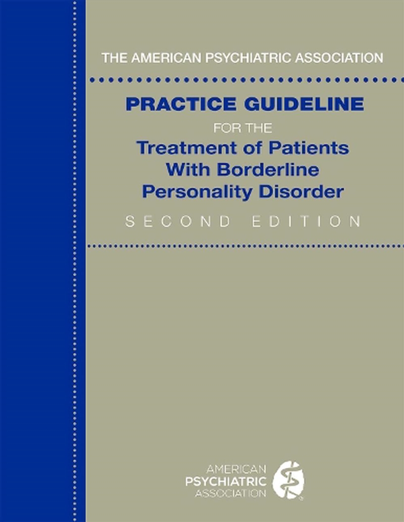 Practice Guideline For The Treatment Of Patients With Borderline/Product Detail/Family & Health